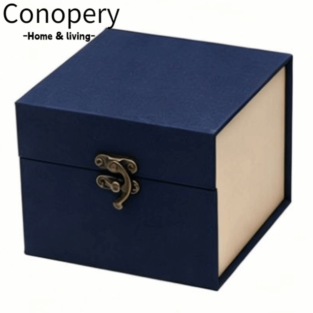 Hộp lưu trữ đầu búp bê nối bóng CONOPERY, Hộp đựng đầu búp bê bằng vải lanh mật độ, Hộp đựng đầu búp