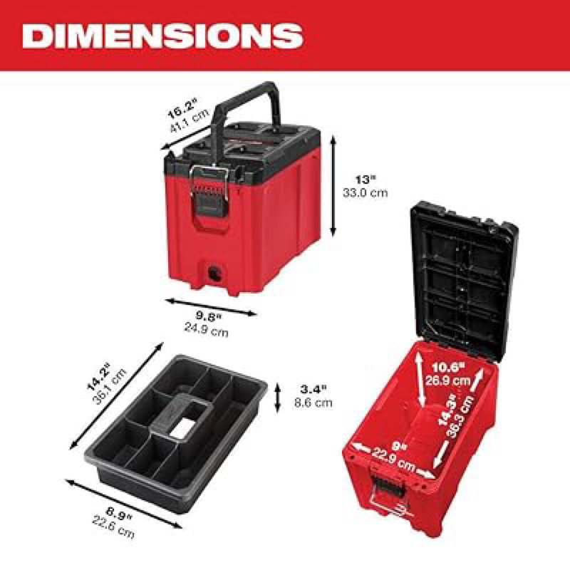 Thùng Đồ Nghề Packout Milwaukee 48-22-8422