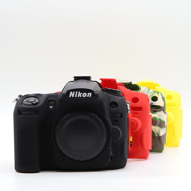 Thích hợp (Yu) Nikon D7000 D7100 D7200 D7500 Vỏ silicon Vỏ bảo vệ máy ảnh Vỏ mềm