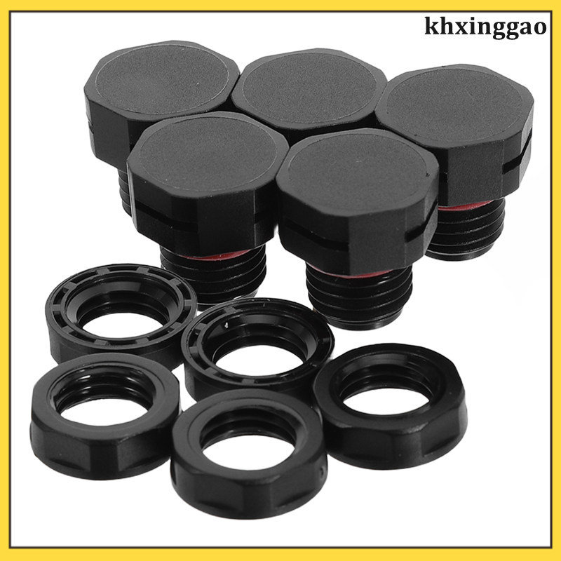 5 Cái IP68 Vít thở để thông hơi Van chống nước màu đen Nylon khxinggao