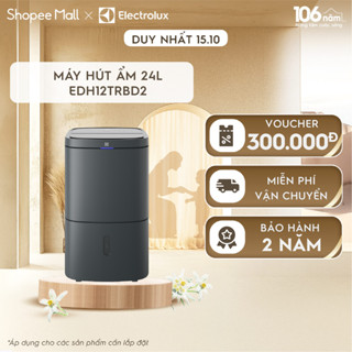 Máy hút ẩm kết hợp lọc không khí Electrolux UltimateHome 500 24L EDH12TRBD2 cho phòng 50m2