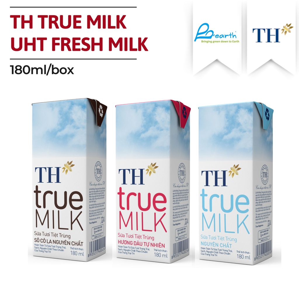 TH true MILK - UHT Fresh Milk - 180ml