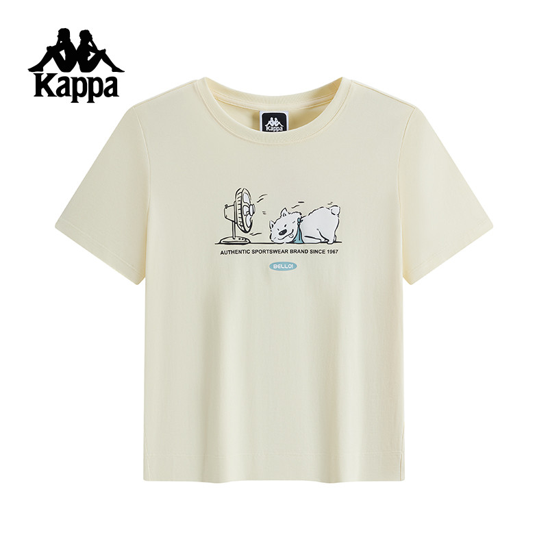 Kappa áo thun thể thao thoáng khí, phù hợp cho hàng ngày