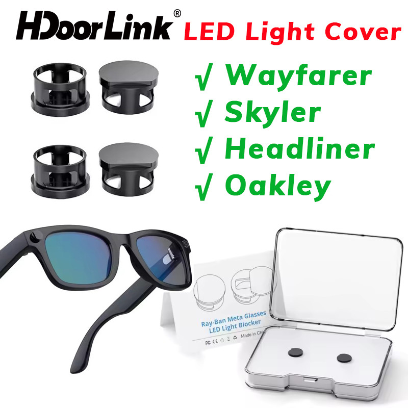 Nắp Chặn Đèn LED cho Ray-Ban Meta Wayfarer/Oakley loại tái sử dụng chặn đèn