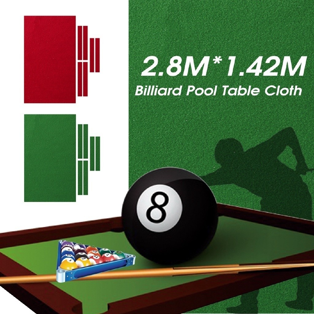 Professional Green for American Billiard Snooker Pool Table Cloth 9 Foot Pool Table Felt Accessories