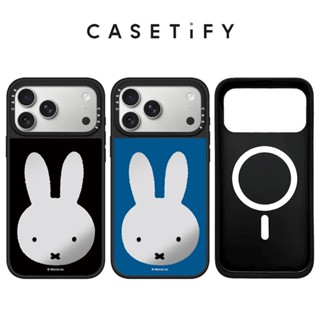 Ốp điện thoại gương cứng hình thỏ hoạt hình từ tính cho IPhone 17 Pro Max 17Air 16 15 14 13 12 11 Vỏ bảo vệ chống sốc