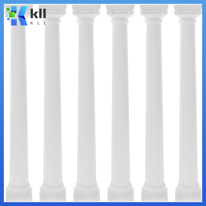 6 Chiếc Cột La Mã Tượng Cột Mini Ảnh Chống Đỡ Bàn Cát La Mã Trụ Cột Trang Trí Kenellkj