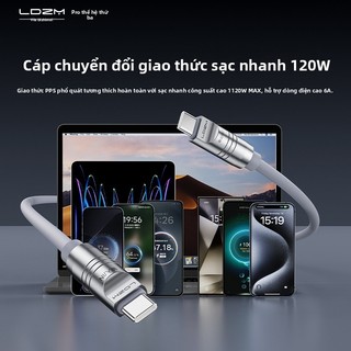  Cáp chuyển đổi Ledizhimei thế hệ thứ ba Pro Super Flash Charge 120W PPS120W Thích hợp cho Huawei vivo Glory iqoo Redmi oppo OnePlus Xiaomi Samsung PD100W Notebook Sạc nhanh 