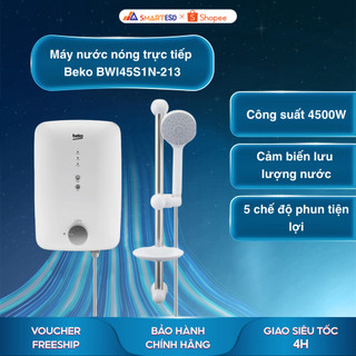  Máy nước nóng trực tiếp Beko BWI45S1N-213 - Bảo hành chính hãng 12 tháng 
