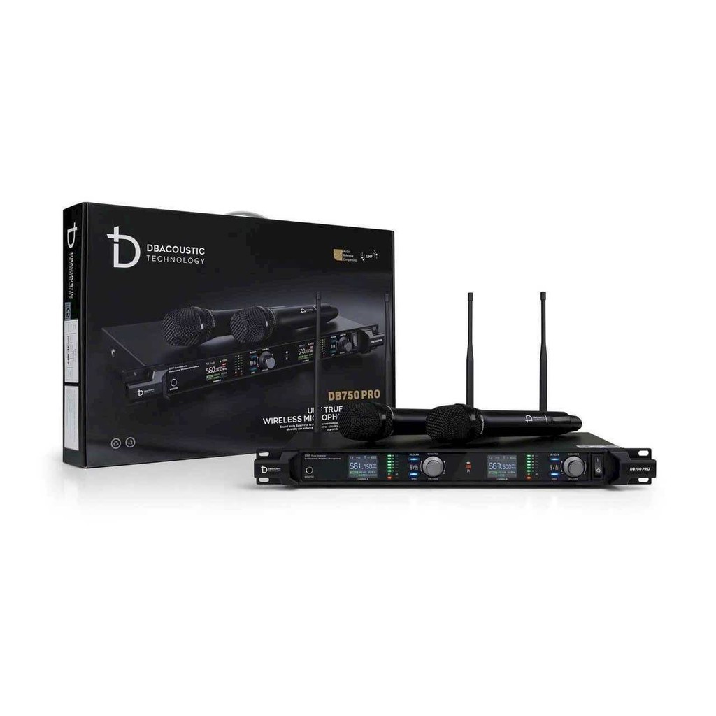 Micro DB acoustic DB750 Pro MKII - Tặng bộ pin sạc db - Chính Hãng Chuyên Sự Kiện