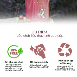 Kilner – Bình nước thủy tinh Original