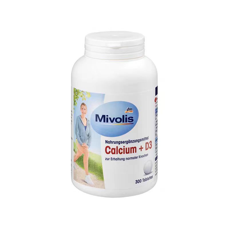 Viên uống Mivolis Calcium D3 300v – Bổ sung canxi 800mg & D3, hỗ trợ xương, nhập khẩu Đức
