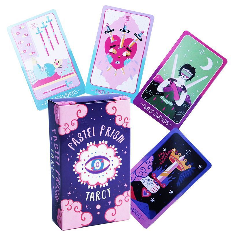 10.3 * 6cm Pastel Prism Tarot English Board Game Card Game Pastel Prism Tarot
