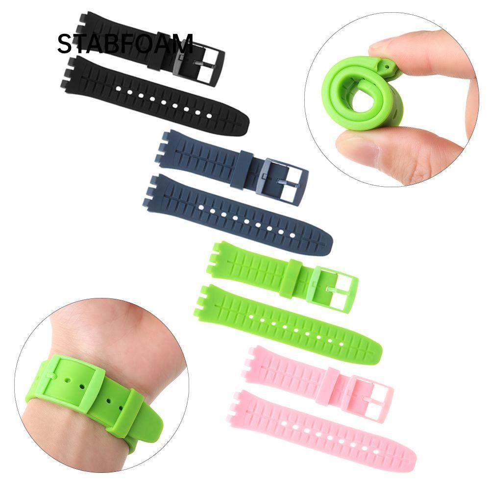 Dây đeo đồng hồ STABFOAM Cao su tháo khóa 17mm / 19mm / 20mm dành cho