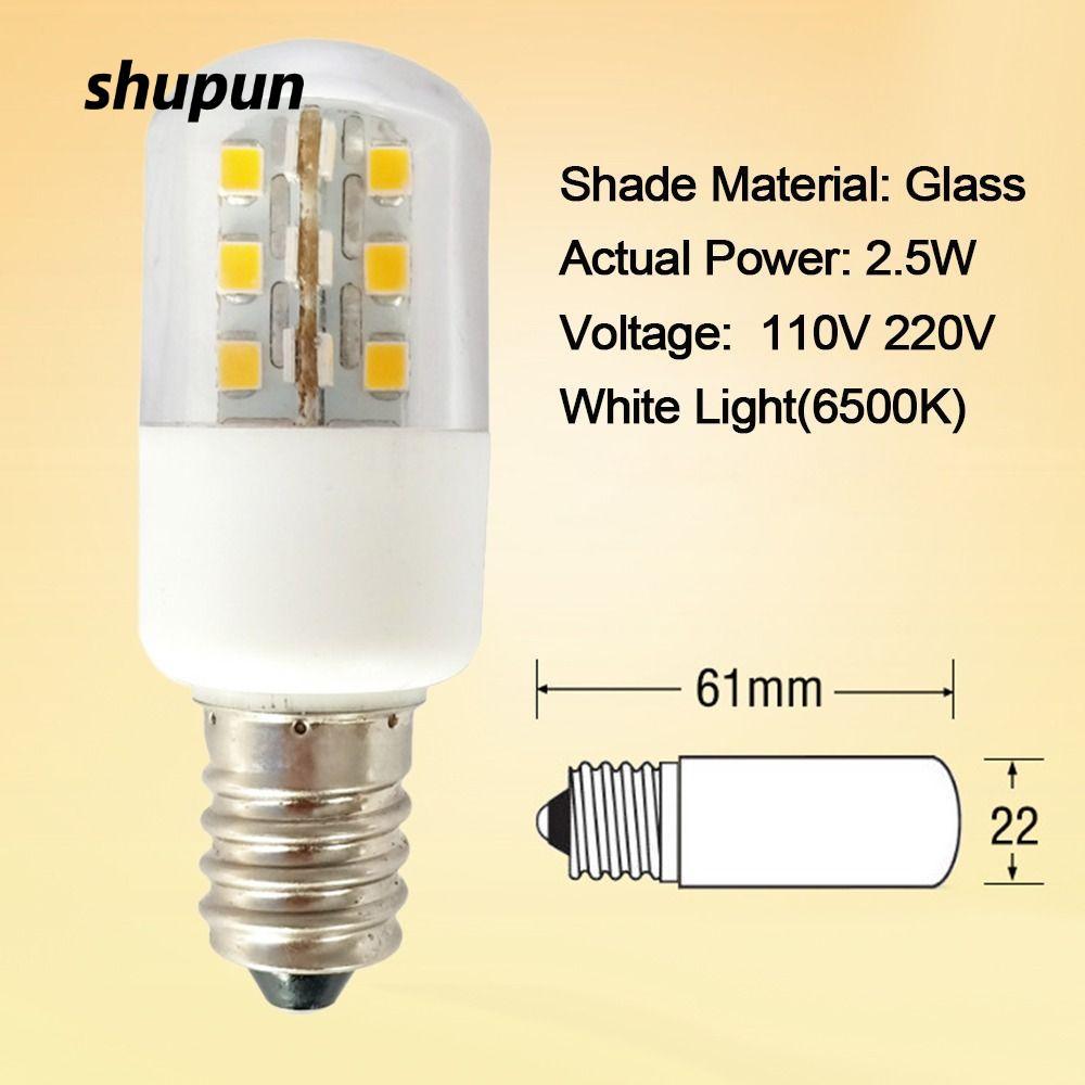 Bóng đèn tủ lạnh SHUPUN Home Bright E12 E14 Connector 110V 220V Đèn LED