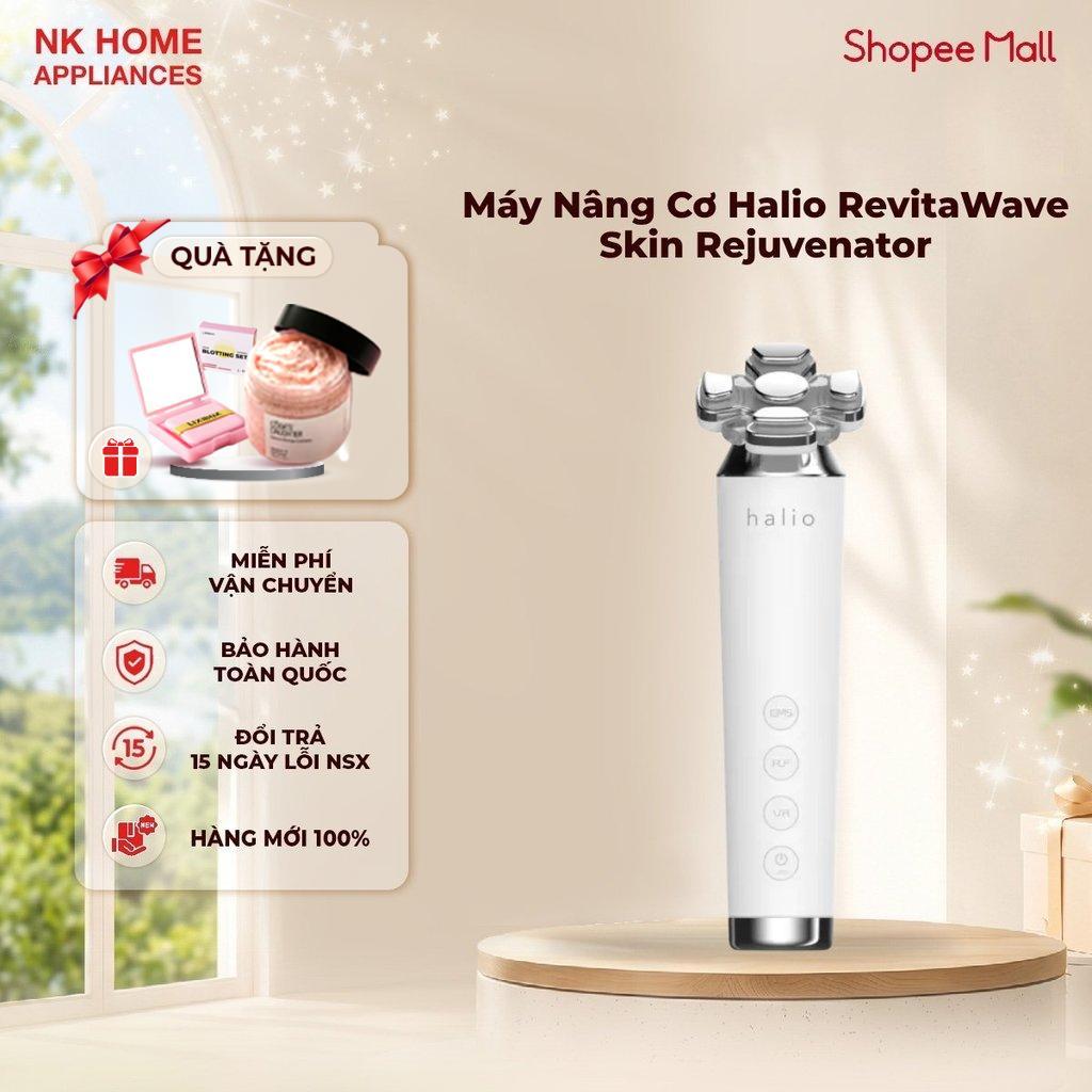 Máy Nâng Cơ, Giảm Mỡ Mặt & Trẻ Hoá Da Kết Hợp Ánh Sáng Sinh Học Halio RevitaWave Skin Rejuvenator