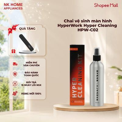 Chai vệ sinh màn hình HyperWork Hyper Cleaning HPW-C02 - Hàng Chính Hãng