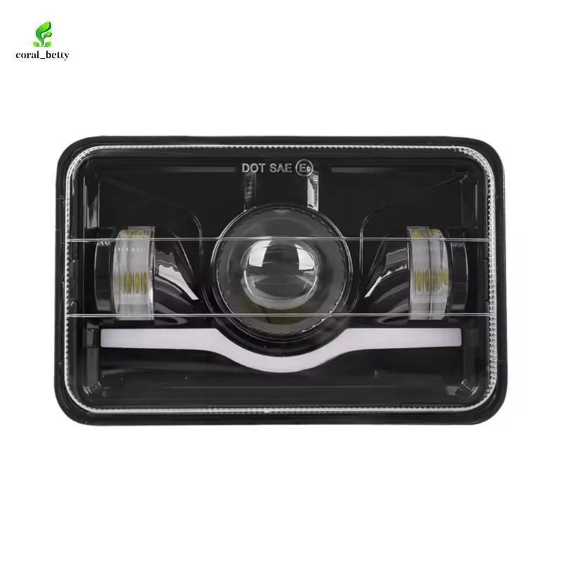 Đèn Pha Cho DRZ400S DRZ400SM DRZ250 DRZ400 DRZ400E 4 "X6" Máy Chiếu Ống Kính Hình Cầu Đèn Pha LED H4