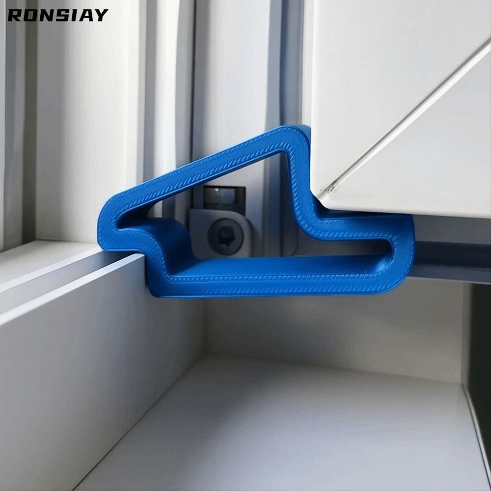 Chặn cửa và cửa sổ RONSIAY, nêm cửa đa năng dễ tháo, khóa ray cửa nhựa bền cho ban công