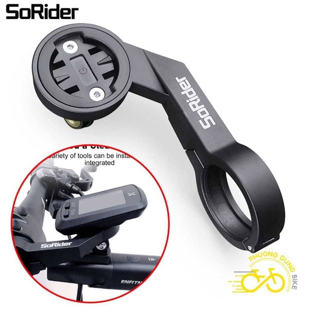 Giá pas gắn đồng hồ xe đạp Garmin, iGPSPORT - Nhãn hiệu SoRider
