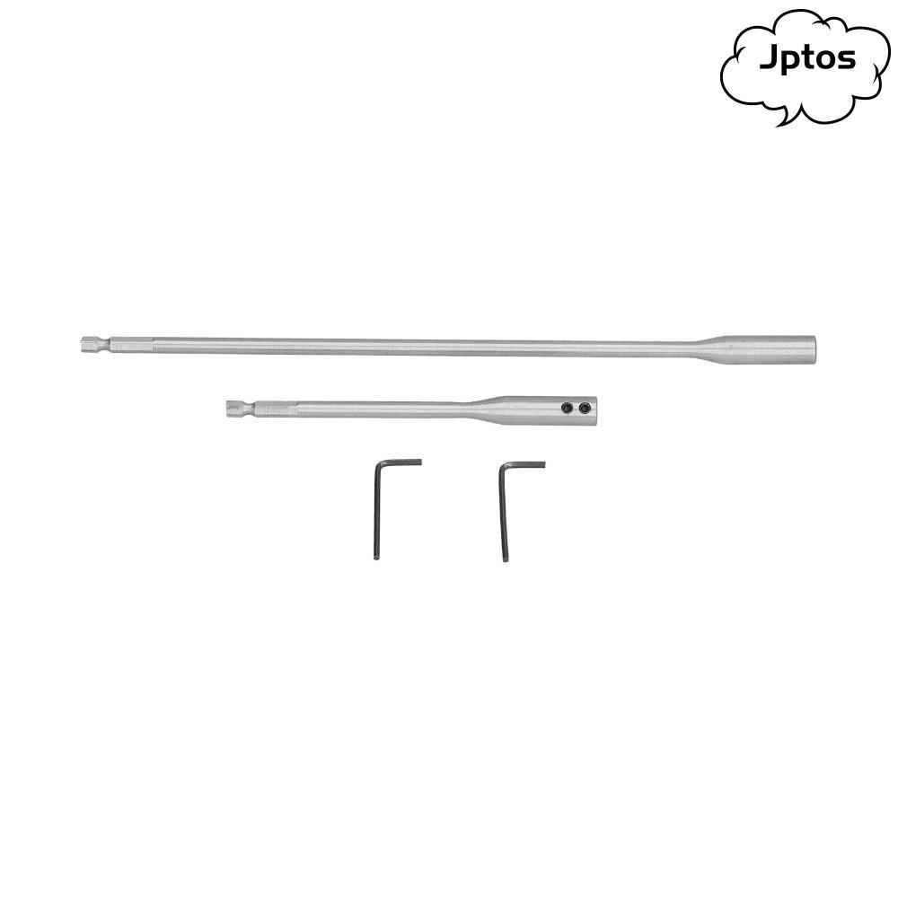 JPTOS 4 Mũi Khoan Mở Rộng, Thép Carbon Cao 1 / 4in Chuôi Lục Giác Gỗ Spade Bit, Chiều Dài 6 Inch / C