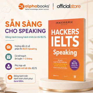 Sách - HACKERS IELTS: Speaking (Kèm file nghe, giải thích đáp án chi tiết) (Gamma Books)