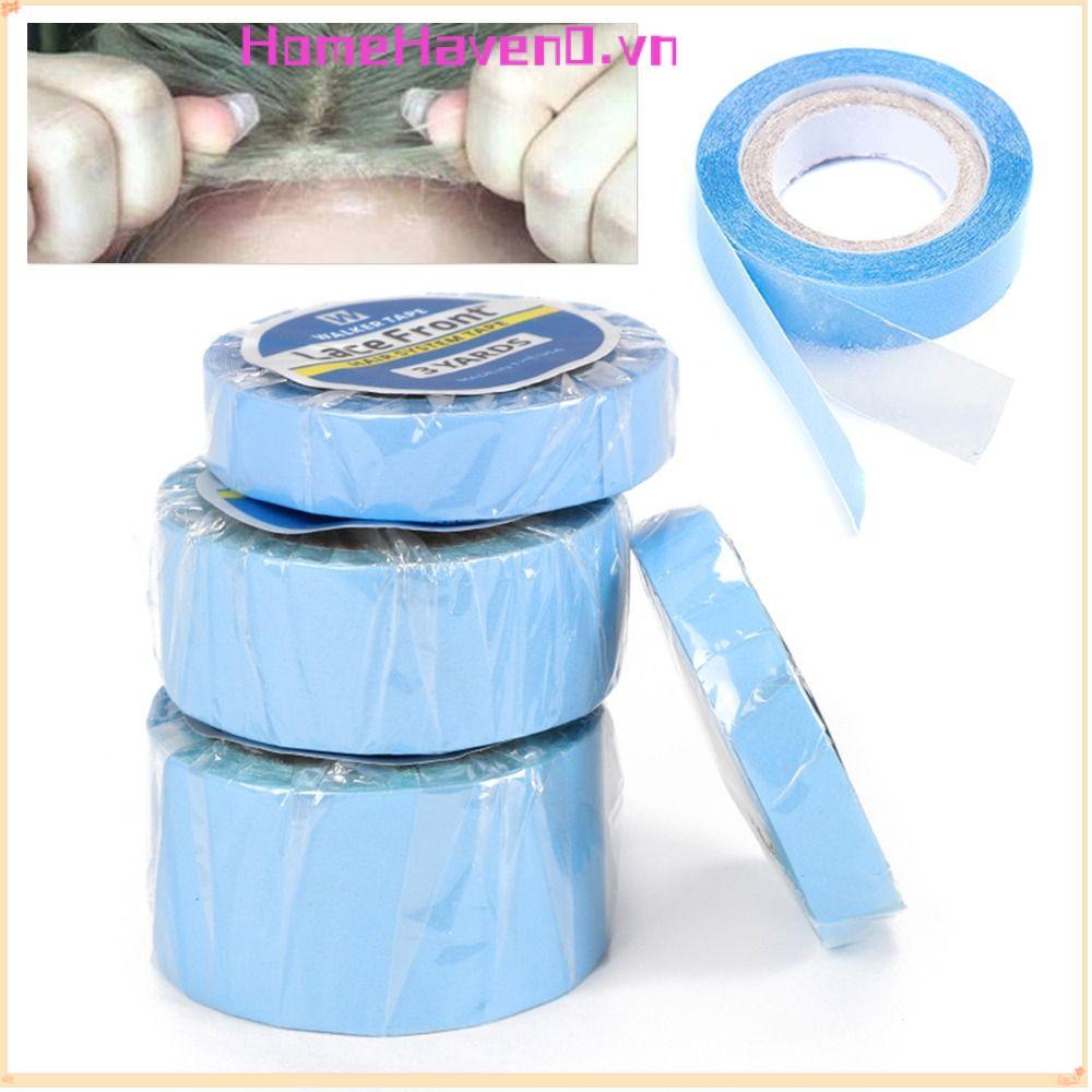 HOMEHAVEN 3Yards / Roll Wig Tape, Ultra Hold Keo dán phía trước ren chắc chắn, Băng keo hệ thống tóc
