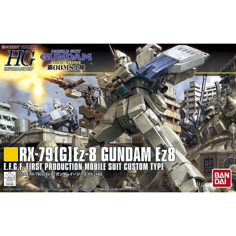 [Bandai] HG RX-79 [G] Ez-8 Ez8 Gundam 08MS Squad Assembly Mô hình Gundam