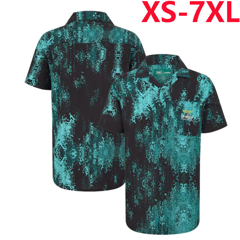 2026 Mới F1 Unisex Áo Sơ Mi Polo Tay Ngắn + F1 Aston Martin Racing Team Jersey