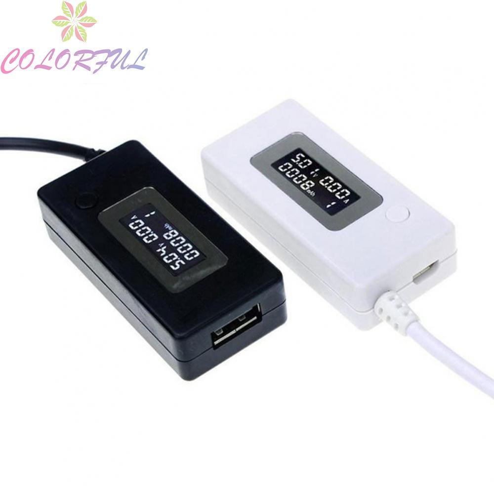 USB Tester Current Voltmeter LCD Screen for Accurate Data For monitoring