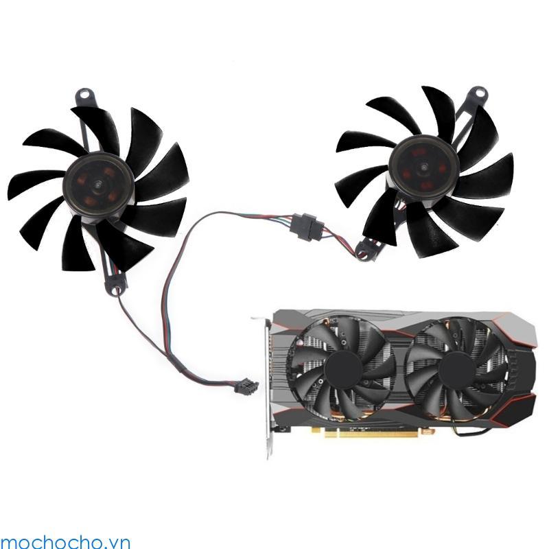 Mochocho 1 Cặp 80 Mm Cho Radeon RX 580 RX5500 XT 4 Pin VGA Quạt Card Đồ Họa Quạt Làm Mát