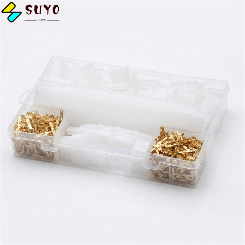 SUYO 580 Chiếc Pin Header Connector, Pin Count 2 3 4 6 9 Crimp Terminal Wire Connector Kit, Các Loại