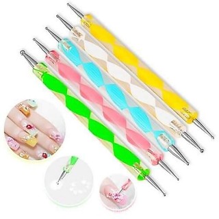 Bộ Set Cọ Chấm Bi 2 Đầu Đa Năng Chuyên Dụng Làm Nail - Thiết Kế 2 Linh Hoạt Dễ Sử Dụng Cho Người Mới Học Và Thợ Nail