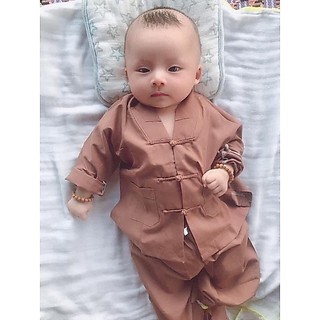 ĐỒ LAM ĐI CHÙA MẪU LA HÁN CHO BÉ IU vải kate mềm mỏng