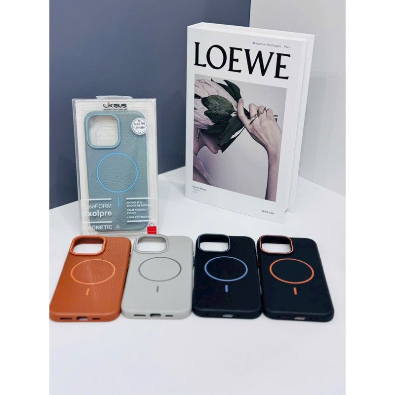 Ốp Lưng Likgus Beaty Da Mềm Từ Tính MagSafe iPhone 16 Pro Max / 15 Pro Max