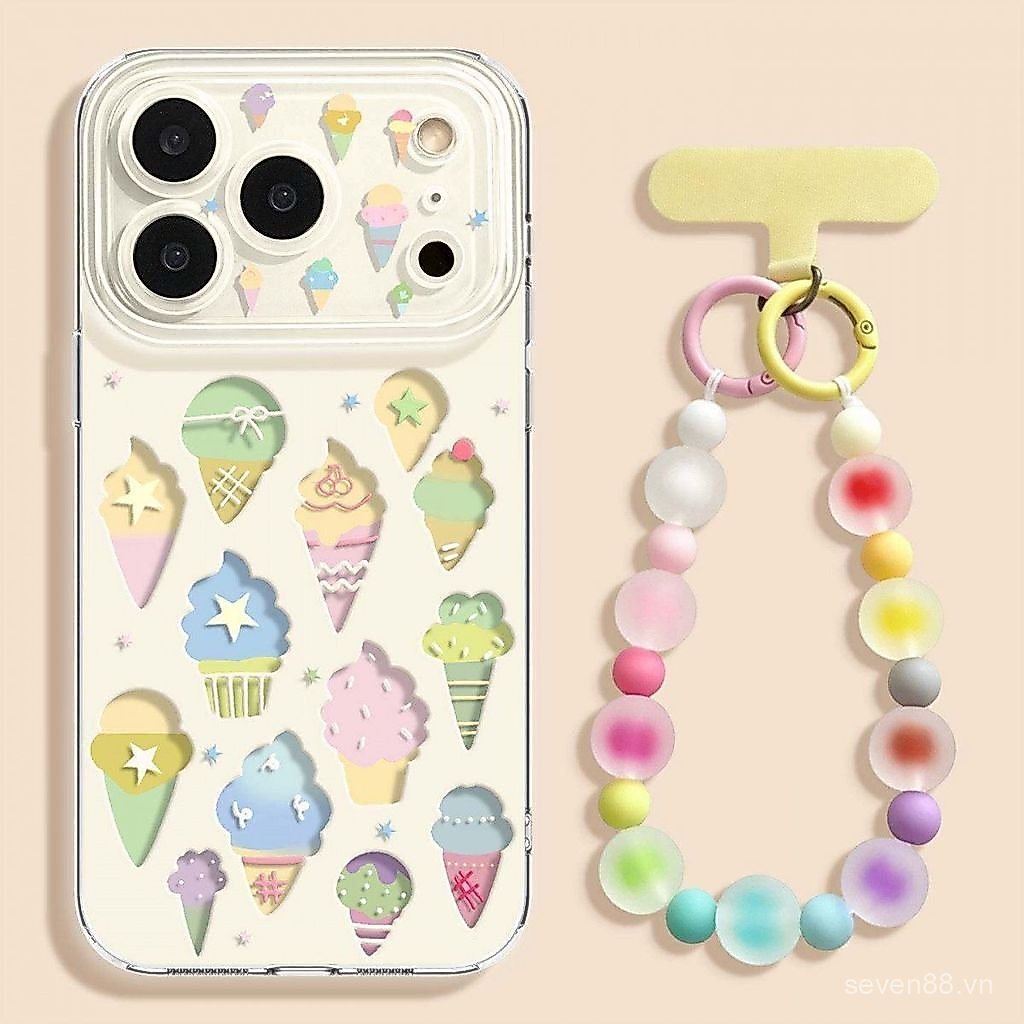 Ốp Điện Thoại Thích Hợp Cho iPhone XS XR XSMAX 11 12 13 14 15 16 17 Pro max Plus Air Star Ice Cream 