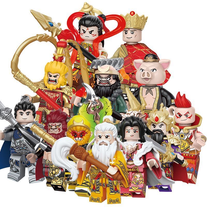 Tương thích với Lego Mùa Thứ Hai Chiến Đấu Fierce Hành Trình Hướng Tây Minifigures Khối Xây Dựng Erl