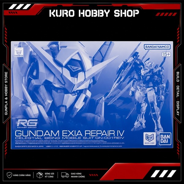 P-Bandai RG 1/144 Gundam Exia Repair 4 - Mô hình lắp ráp Bandai