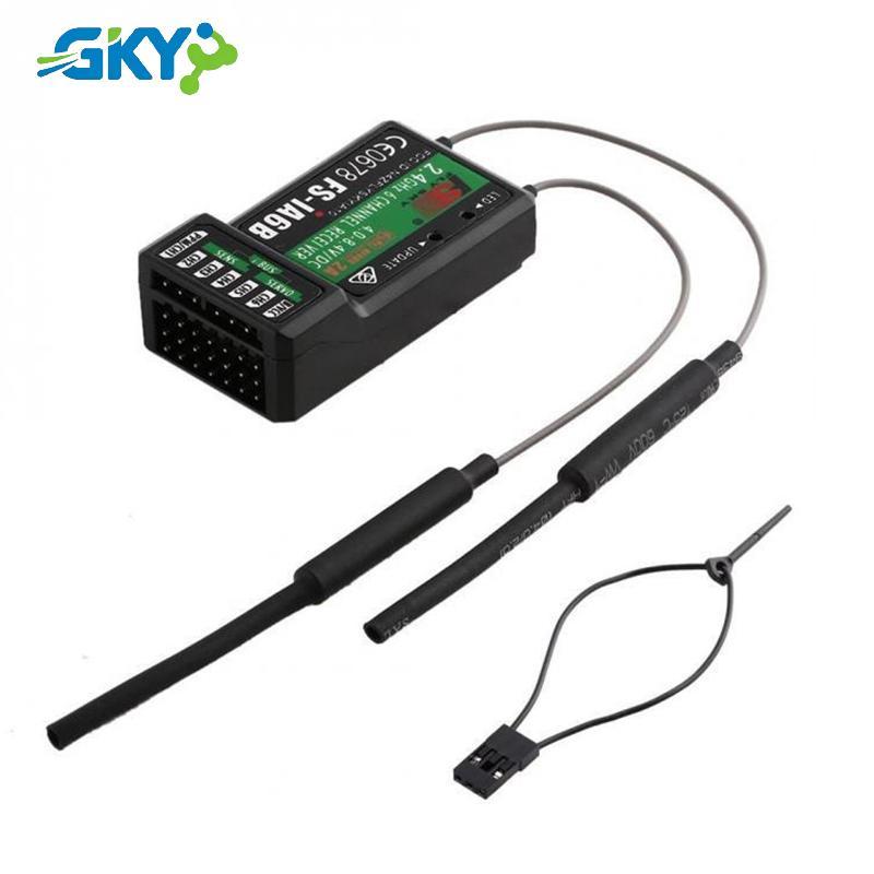 Đầu thu GKY FS-iA6B Đầu ra PPM với mô hình giao diện IBus Bộ thu điều khiển từ xa máy bay cho máy ph