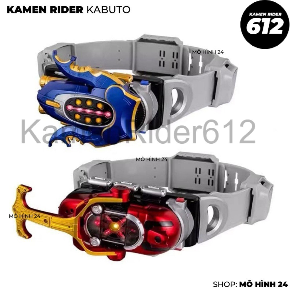 Thắt lưng siêu nhân mặt nạ Driver Kamen Rider Kabuto 1.5 và Gatack Zecter masked rider bọ hung drive