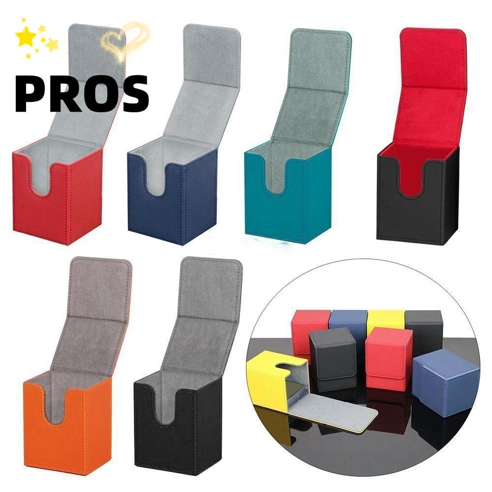 PROS Game MTG Trading Card Holder, Organizer Collectible Game Deck Box, Collection Box Storage PU Pr