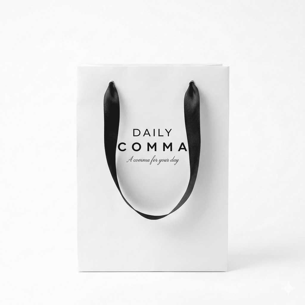 Túi giấy đựng quà Daily Comma - túi đựng nước hoa, túi quà, sữa tắm Daily Comma tiện lợi