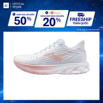 Giày Chạy Bộ Nữ Mizuno Wave Skyrise 6 - Trắng - J1GD250974