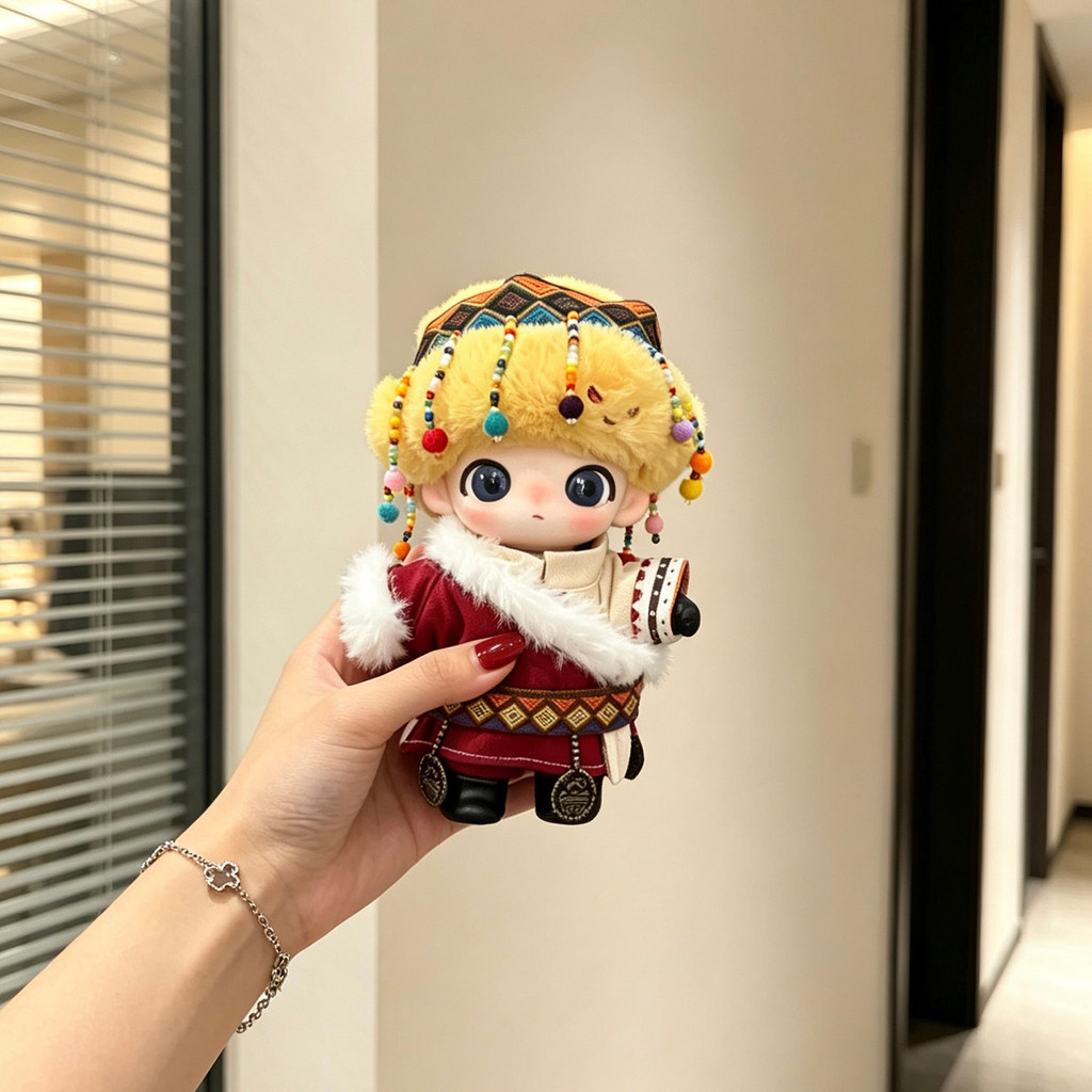 Dimoo Pixar Quần Áo Woody Panda Meimei Dâu Gấu Xiaomi Liwen 10cm Quần Áo Trẻ Em Có Thể Thay Đổi
