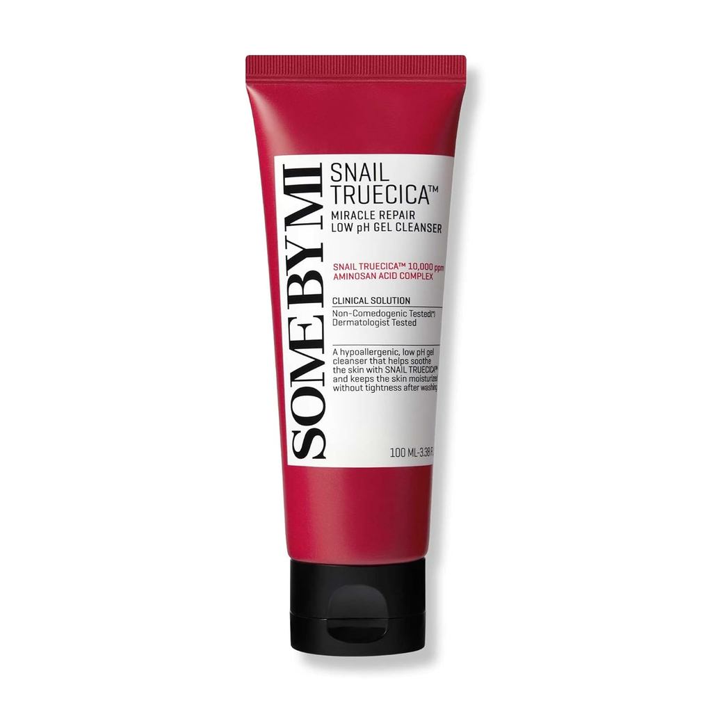 SOME BY MI Snail Truecica Miracle Repair Sữa rửa mặt có độ pH thấp - 3.38Oz, 100ml - Được làm từ ốc 
