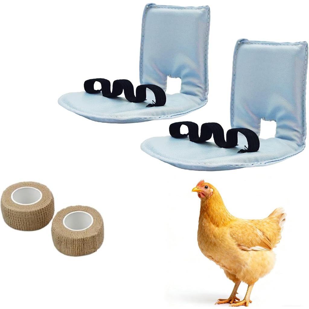 2 Gói Nẹp Chân Gà Có Dụng Cụ Tách Ngón Chân Cho Gà Mái Gà Chân Gãy Nẹp Chân Gà Cho Uốn Ngón Chân Vịt