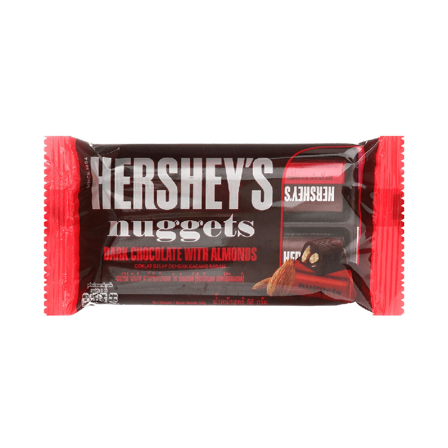 Socola Hersheys Nuggets Almond 56g - 04421
