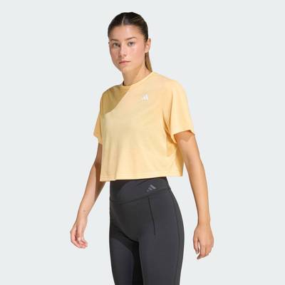 adidas Gym & Training Áo Thun Tập Luyện Dáng Boxy Train Essentials Nữ trái cam KB7909