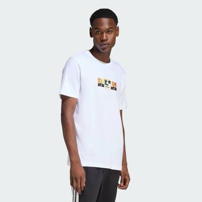 adidas Lifestyle & Tennis MEMORIES OF SPORT STAMPS GRAPHIC T-SHIRT Men White KB2509