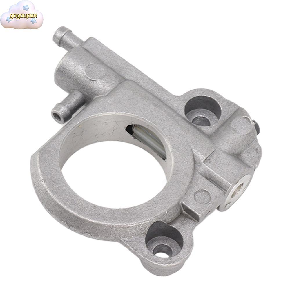 Máy bơm dầu cưa xích GOGOUGO, Nhỏ gọn Dễ dàng lắp đặt Lắp ráp dầu tự động, Lắp ráp bơm dầu bạc sắt c